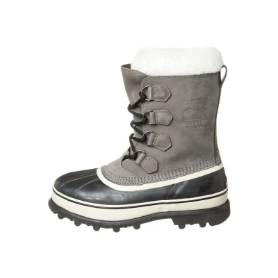 Afbeelding van Sorel Caribou Snowboots, Dames, Maat: 43, Shale/stone Leer/ synthetisch