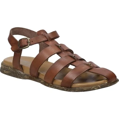Afbeelding van Josef Seibel Fabricia Sandalen, Dames, Maat: 39, Cognac Leer
