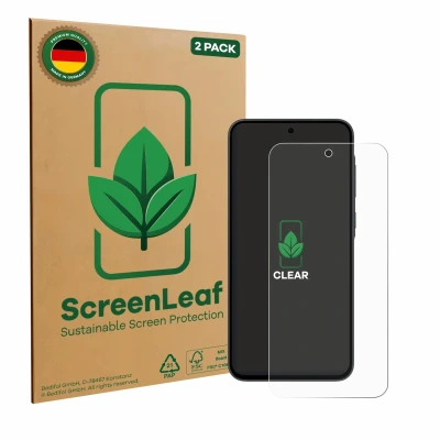 Afbeelding van ScreenLeaf Screenprotector voor Samsung Galaxy A35 5G Duurzame schermbescherming Folie Beschermfolie transparant (2 Stuks)