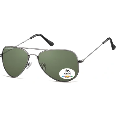 Afbeelding van Zonnebril Montana Staal G15 groen met polarized glas