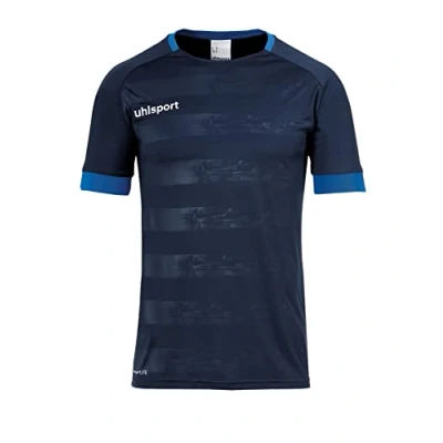 Afbeelding van Uhlsport Division 2.0 Shirt Korte Mouw Kinderen Marine / Royal Maat: 128