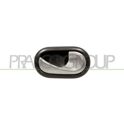 Afbeelding van PRASCO DA2208617 Deurgrepen Binnen, Rechts achter, voor Zwart, Zilver Met kabel DACIA: Sandero I, Duster Off Road, RENAULT: CLIO 3
