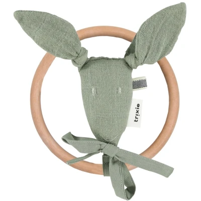 Afbeelding van Trixie KÄNGURU Rassel Bliss Babyspeelgoed voor kinderen, Maat: One Size, Olive