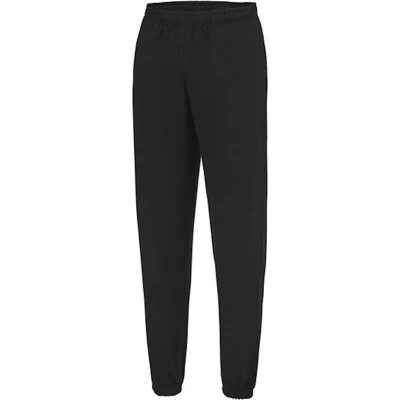 Afbeelding van College Cuffed Joggingsbroek met elastische taille Jet Black S