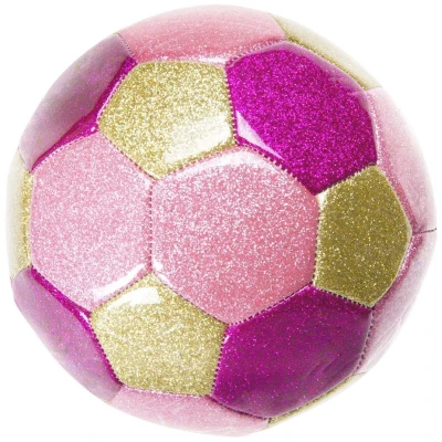 Afbeelding van LG Imports Metallic Voetbal Roze, 15cm