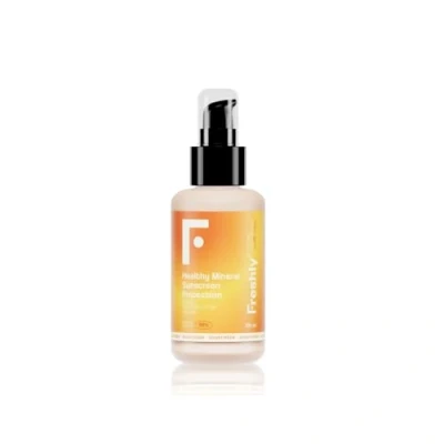 Afbeelding van Freshly Cosmetics Zonnebrandcrème SPF 50 met Healthy Mineral Sunscreen Protection Fysieke Filters, 100 ml