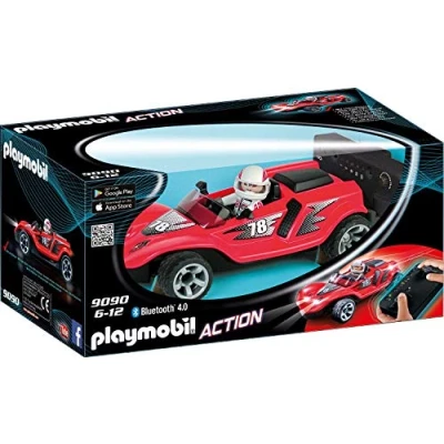Image de Playmobil Action 9090 Voiture de course rouge radiocommandée