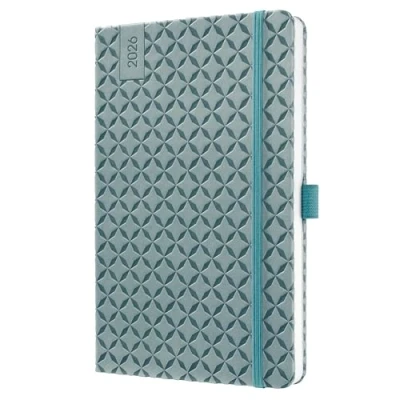 Afbeelding van Sigel weekagenda Flair 2026 formaat A5 Ocean Blue hardcover SI J6133