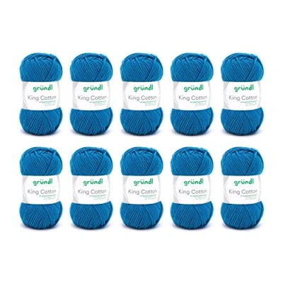 Afbeelding van 3360 36 King Cotton 10x50gram midden blauw