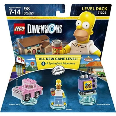 Afbeelding van Simpsons Level Pack LEGO Afmetingen
