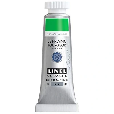 Afbeelding van Lefranc &amp; Bourgeois Linel Gouache Extra Fine Japanese Green Light 201 14ml