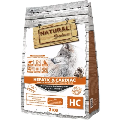 Afbeelding van NATURAL GREATNESS VETERINARY DIET DOG HEPATIC CARIDAC COMPLETE ADULT