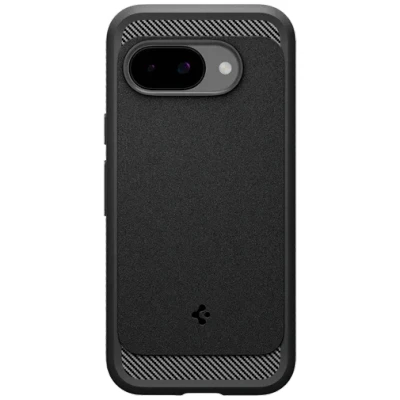 Afbeelding van Spigen Rugged Armor MagSafe Google Pixel 9a Matte Black (Google 9a), Smartphonehoes, Zwart