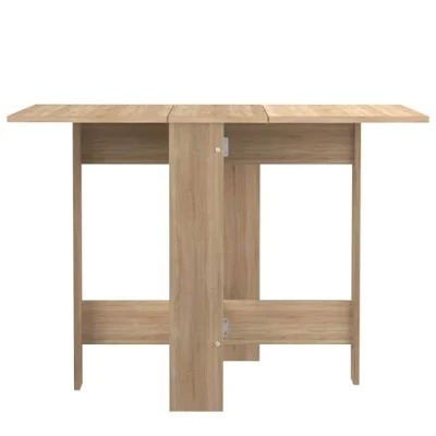 Afbeelding van Papillon klaptafel met 2 kleppen, van gelamineerde spaanplaat, eiken naturel, 103 / 67 28 x 76 73,4 cm (l d h)