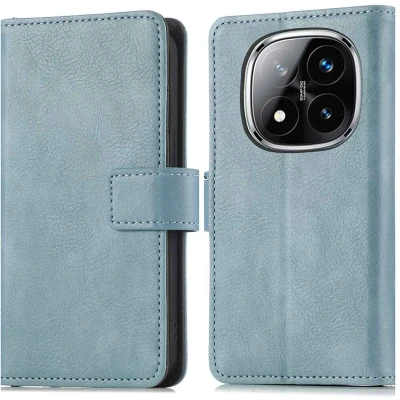 Afbeelding van imoshion Luxe Bookcase voor de Xiaomi Redmi Note 14 Pro (4G) Lichtblauw