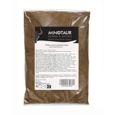 Afbeelding van Minotaur Kruiden, gemalen zwarte peper, 2 x 500 g (1 kg)