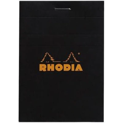 Afbeelding van Rhodia 112009C, Afbeelding, Zwart, A7, 80 vel, Ruitjespapier, Zachte voorkant &amp; harde achterkant