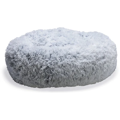 Afbeelding van Beeztees Siba Orthopedische Hondenmand Pluche Grijs 60x60x25 cm
