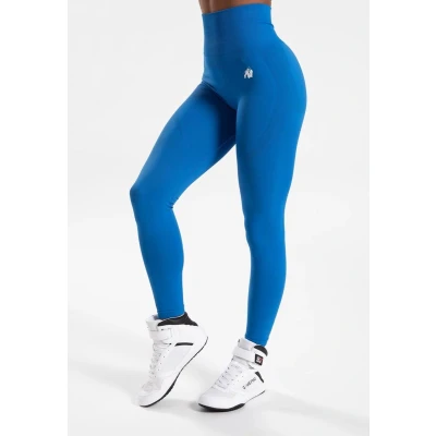 Afbeelding van Gorilla Wear Olivia Seamless Legging, Dames, Maat: M/L, Blue