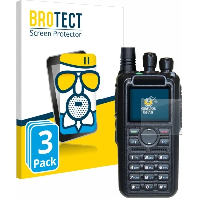 Afbeelding van BROTECT Screenprotector voor AnyTone AT D878UV II Plus Folie Beschermfolie Beschermglas matte (3 Stuks)