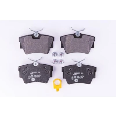 Afbeelding van HELLA 8DB 355 010 761 Remblokkenset Incl. slijtage waarschuwingscontact Met remzadelschroef toebehoren OPEL: Vivaro A Combi, B Combi