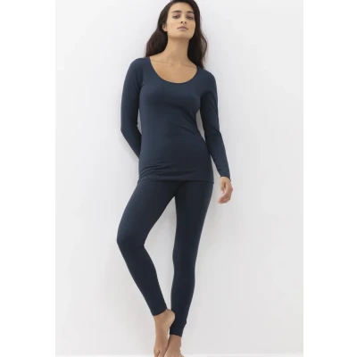 Afbeelding van mey Langarm Serie Cotton PURE Hemd, Dames, Maat: 38, Night blue