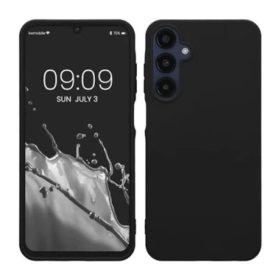 Afbeelding van kwmobile telefoonhoesje geschikt voor Samsung Galaxy A25 Hoesje smartphone Back cover in zwart