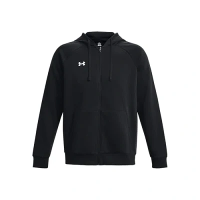 Afbeelding van Under Armour Rival Hoodie Sweater met rits, Heren, Maat: XS, Black/white
