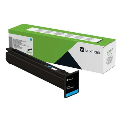 Image de Lexmark Cyan original boîte cartouche de toner LCCP, LRP pour CS963e, CX833se, CX950se, CX951se, CX961se, CX962se, CX963se