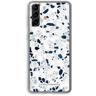 Afbeelding van Case Company® hoesje geschikt voor Samsung Galaxy S21 Plus Terrazzo N1 Soft Cover Telefoonhoesje Bescherming aan alle Kanten en Schermrand