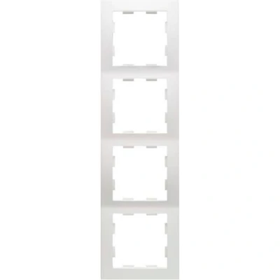 Afbeelding van Peha Badora afdekraam 4 voudig levend wit D 1157402