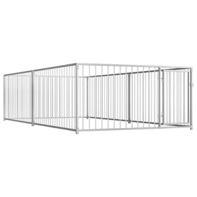 Afbeelding van vidaXL Hondenkennel voor buiten 200x400x100 cm