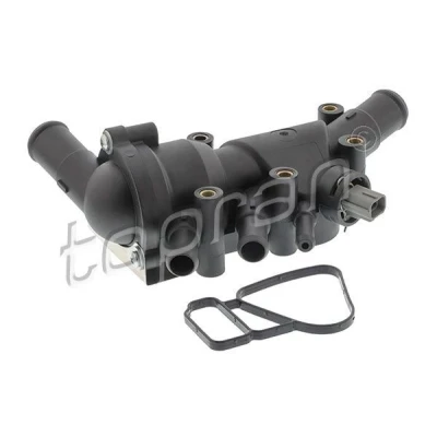 Afbeelding van TOPRAN 304 299 Thermostaat, koelvloeistof 82 Met pakking behuizing, Kunststofbehuizing FORD: KA Hatchback