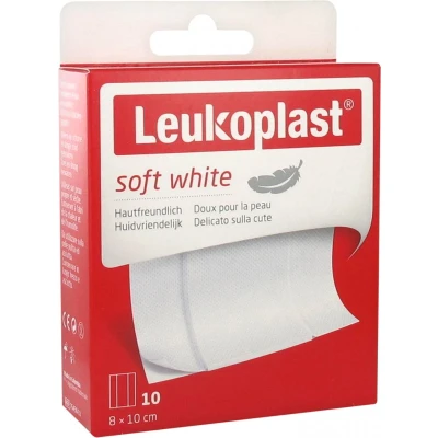 Afbeelding van Essity Leukoplast Soft White 10 Verband 8 x cm