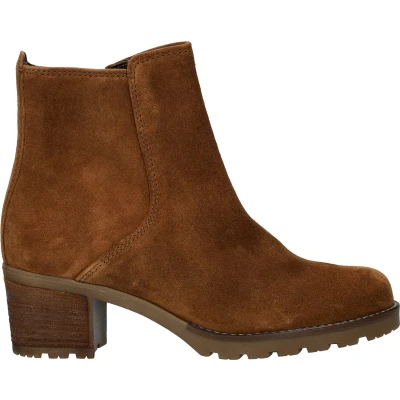 Afbeelding van Gabor Korte laarzen, Dames, Maat: 38, Cognac Veloursleer