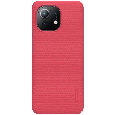 Afbeelding van Nillkin Hoesje geschikt voor Xiaomi Mi 11 Pro Super Frosted Shield Back Cover Rood
