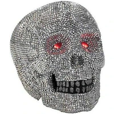 Afbeelding van Halloween Decoraties My Other Me Zilver Schedel