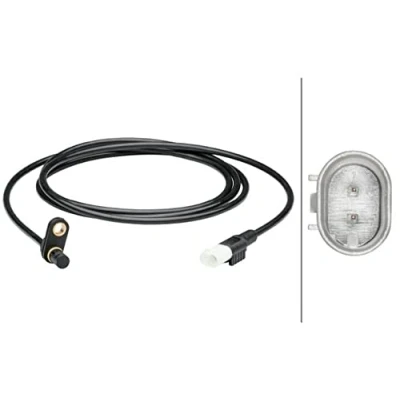 Afbeelding van HELLA 6PU 012 679 151 ABS sensor Achteras Actieve 2 1865 MERCEDES BENZ: Sprinter 3.5 T Van, Minibus, 3 Van