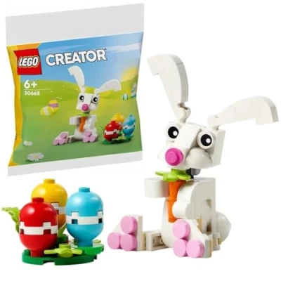 Afbeelding van LEGO Paashaas met kleurrijke eieren 30668