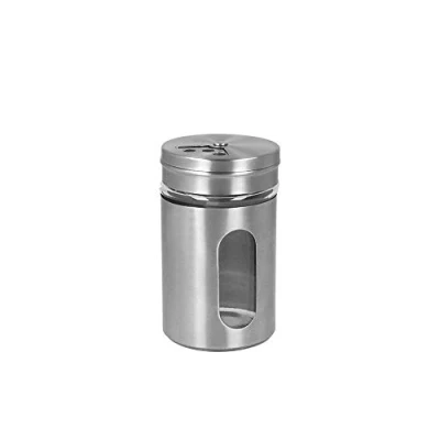 Afbeelding van Metaltex Kruidenzoutvaatje, 100 ml, roestvrij glas, 5 cm