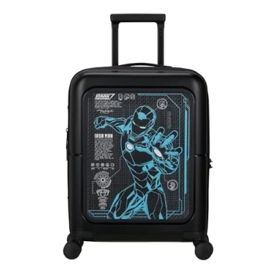 Afbeelding van American Tourister Trolley Dashpop Disney Marvel Spinner 55 / 20 EXP TSA Iron Man Zwart