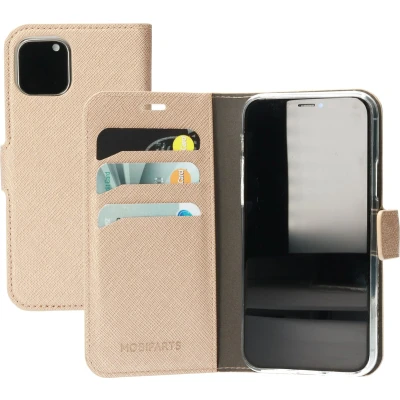 Afbeelding van Mobiparts Saffiano Wallet Case Apple iPhone 11 Pro Copper
