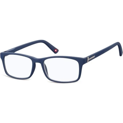 Afbeelding van Montana Leesbril BLF73 B Matblauw Blauw lichtblok +3,00