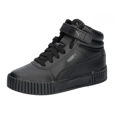 Afbeelding van Puma Carina 2.0 Mid PS Meisjes Sneakers Black Dark Shadow Maat 30