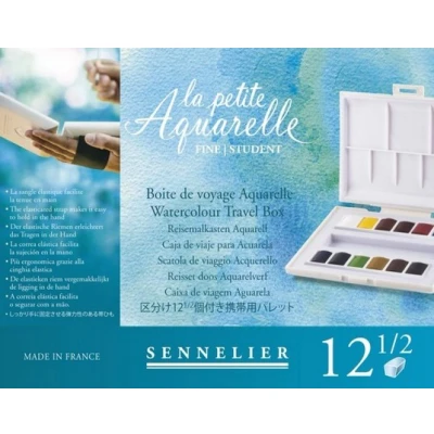 Afbeelding van Sennelier La Petite Aquarelle set 12 halve napjes N131680.00