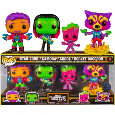 Afbeelding van Pop Movies: Guardians of the Galaxy Vol. 2 4 Pack (Black Light)