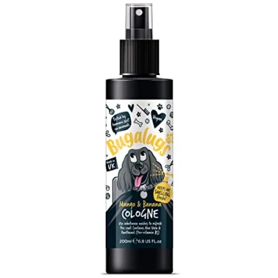 Afbeelding van Bugalugs Vachtverzorging hond Mango &amp; banana hondenparfum Alle huidtypes Dierproefvrij Vegan 200 ml