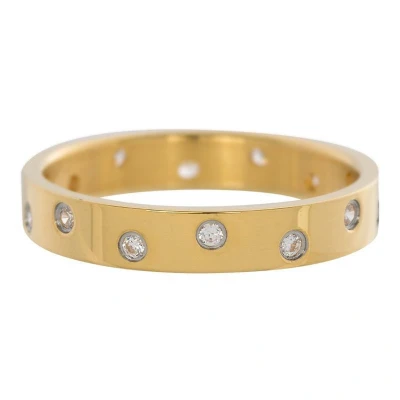 Afbeelding van Zirconia 14 stones crystal iXXXi Vulring 4 mm 20 / Gold
