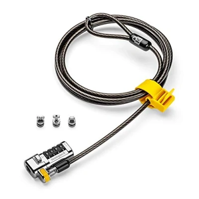 Afbeelding van Kensington ClickSafe Universal Combination Laptop Lock kabelslot Zwart, Metallic 1,8 m