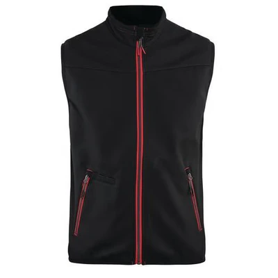 Image de Gilet sans manche noir/rouge
